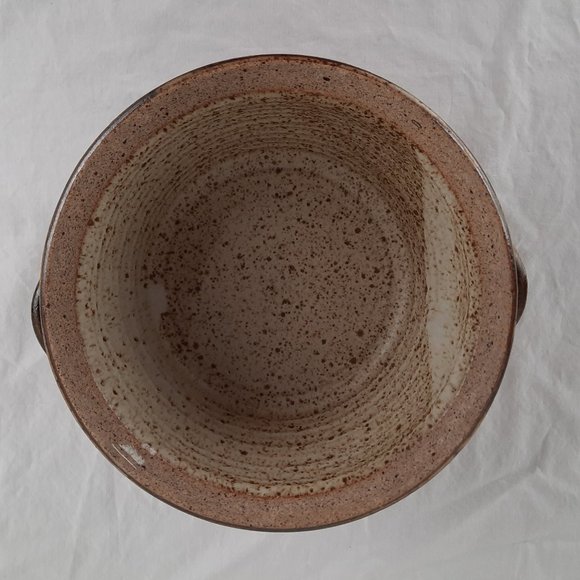 RARE Signed Pottery Casserole Dish and Bowl Set - Picture 4 of 11